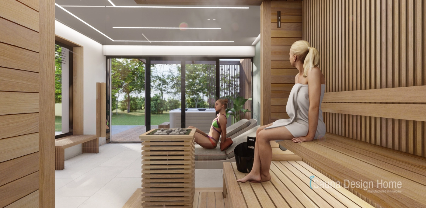 individueller Sauna Wellness Bereich 