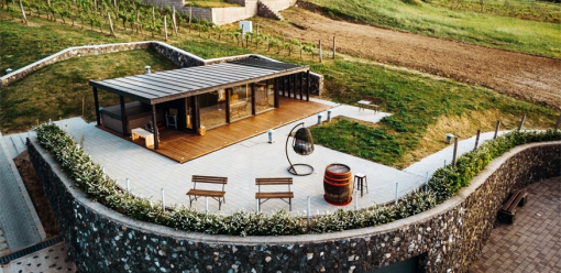 Sauna auf dem Weingut