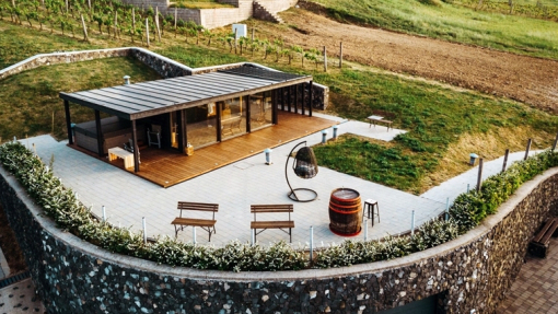 Sauna auf dem Weingut